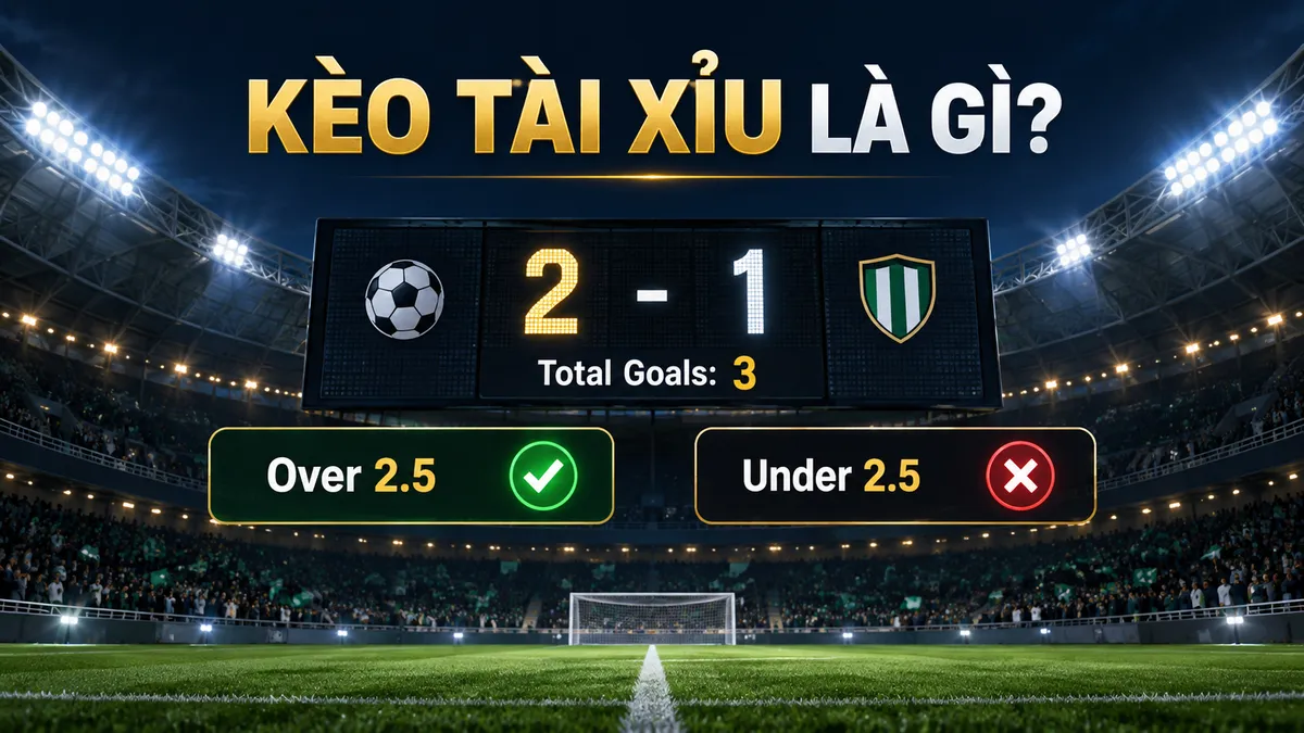 Kèo Tài Xỉu Là Gì? Over/Under Dễ Hiểu — hình minh họa giáo dục