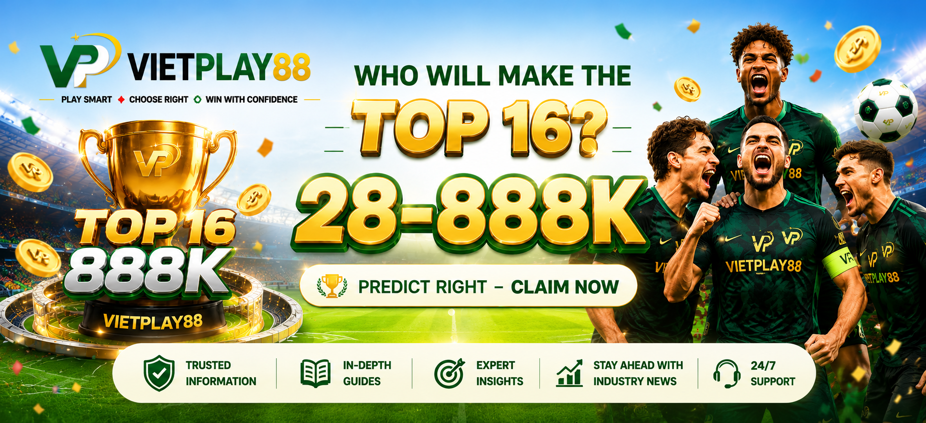 Top 16 prediction promotion — VietPlay88